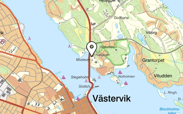 Karta som visar Saltmagasinet på Varvskajen 1, 891 31 Örnsköldsvik