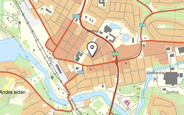 Karta som visar Nittaya på Storgatan 21 B, 982 32 Gällivare