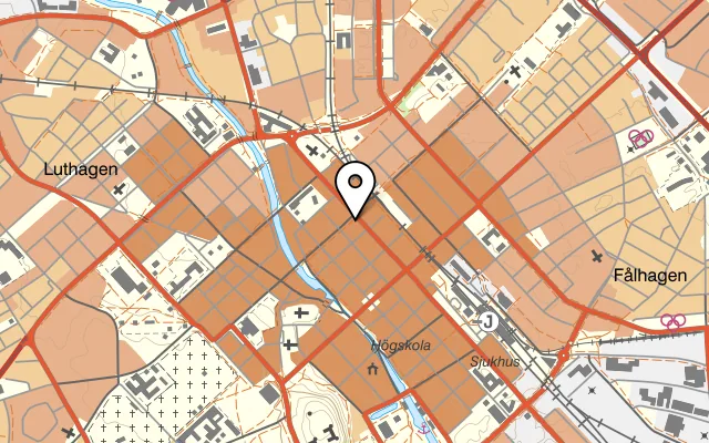 Karta som visar Bierhuis på S:t Olofsgatan 23, 753 21 Uppsala, Sweden