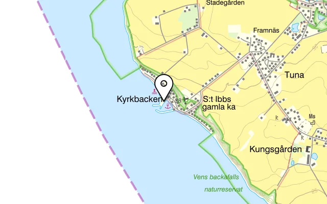 Karta som visar Fiskboden på Kajgatan 1, 234 39 Lomma