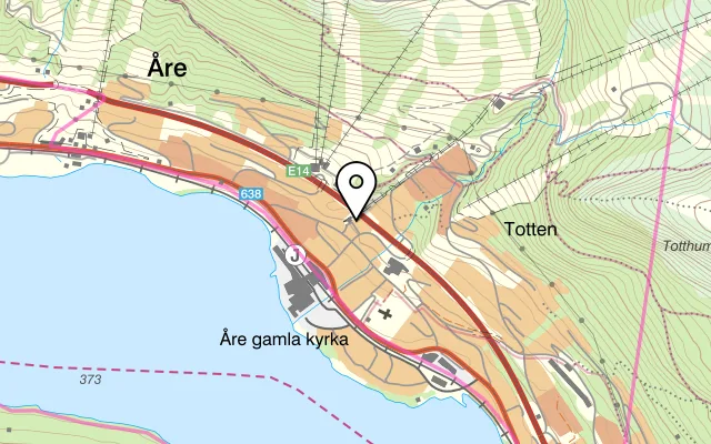 Karta som visar Broken på Torggränd 4, 837 52 Åre