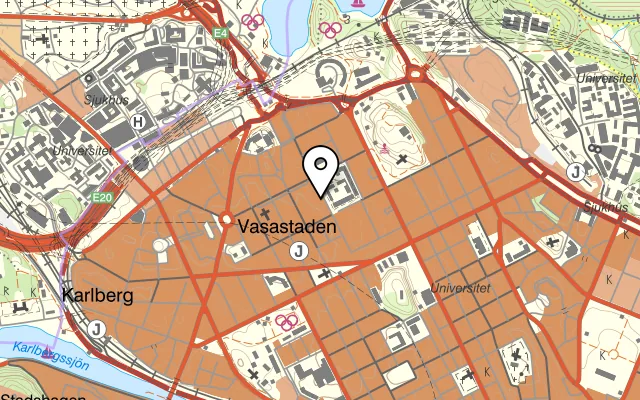 Karta som visar Cliff Barnes på Norrtullsgatan 45, 113 45 Stockholm