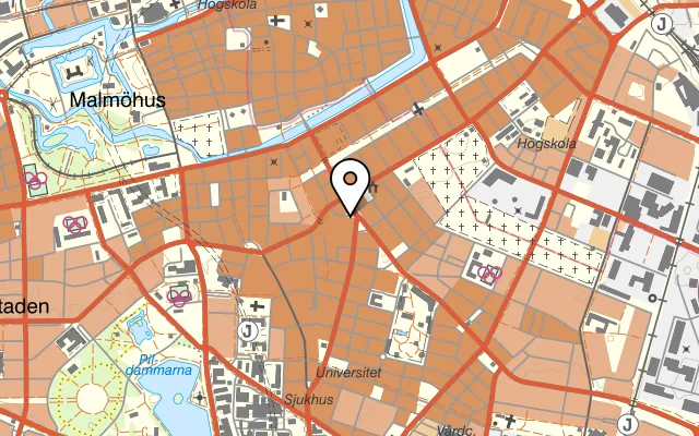 Karta som visar Bouchon på Andréelundsvägen 5, 211 52 Malmö