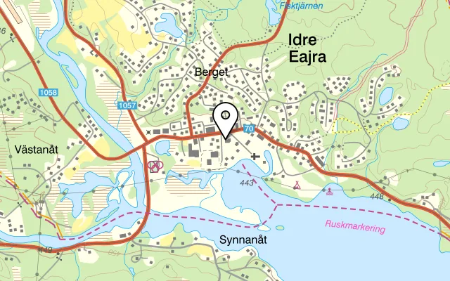 Karta som visar Restaurang Lodjuret på Framgårdsvägen 1, 790 91 Idre
