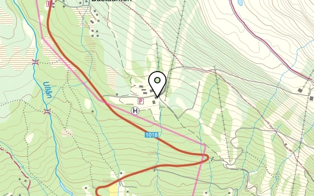 Karta som visar Rautjoxa på Rödkullen, 837 52 Åre
