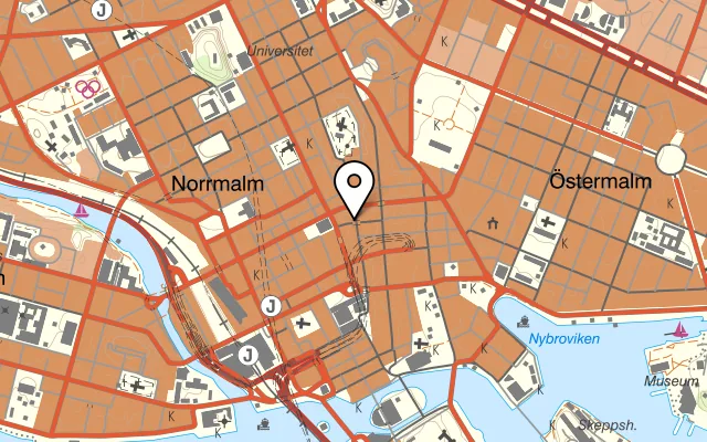 Karta som visar Smak på restaurangen på Oxtorgsgatan 14, 111 57 Stockholm