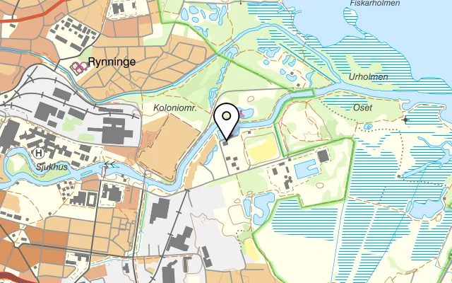 Karta som visar Örebro hamnkrog på Båtsmansgatan 12, 702 15 Örebro