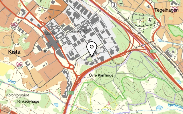 Karta som visar Heat Kista på Skalholtsgatan 9, 164 40 Kista