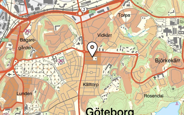 Karta som visar Ölstugan Tullen på Björcksgatan 39, 416 52 Göteborg, Sweden