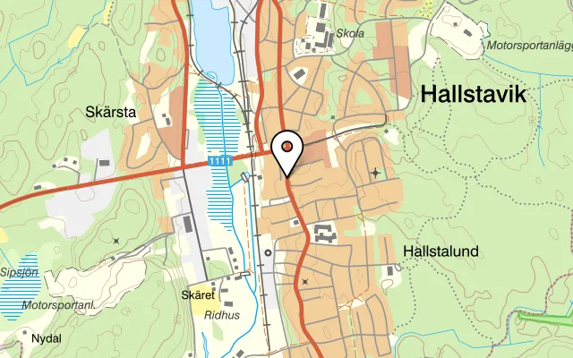 Karta som visar Polfood Thai Take Away på Noragårdsvägen 29 C, 182 38 Danderyd