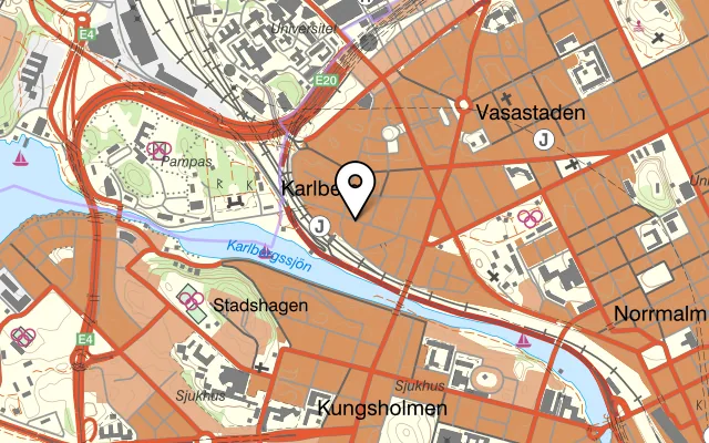 Karta som visar Bagpipers's Inn på Rörstrandsgatan 21, 113 40 Stockholm, Sweden