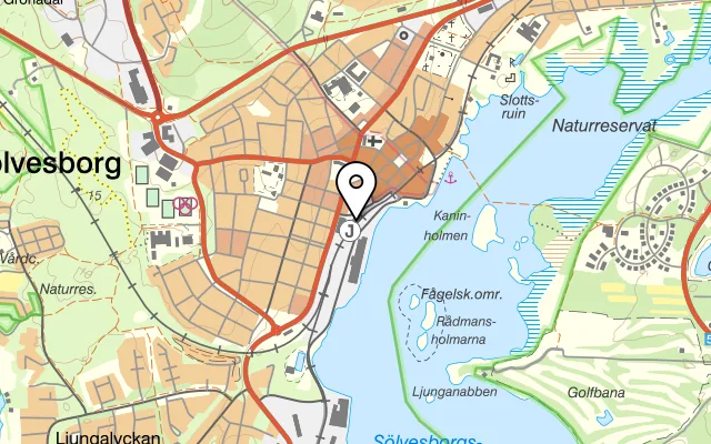 Karta som visar Stationens Restaurang på Stockholmsvägen 2, 286 31 Örkelljunga