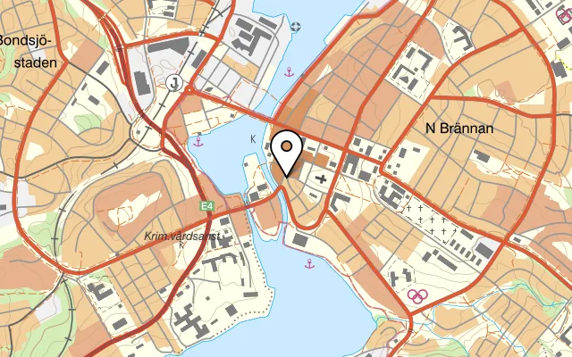 Karta som visar Sushi på Storgatan 18, 871 31 Härnösand