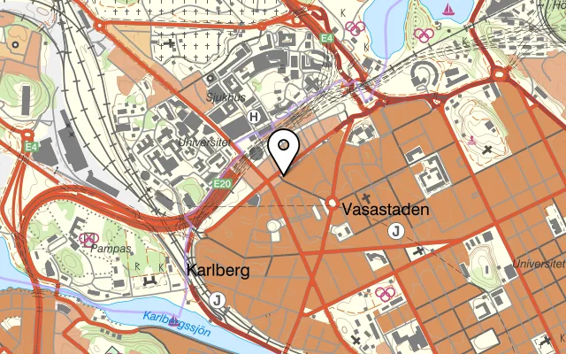 Karta som visar Chapter's på Gävlegatan 22, 113 30 Stockholm