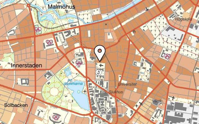 Karta som visar Texas Longhorn på S:t Johannesgatan 1B, 211 46 Malmö