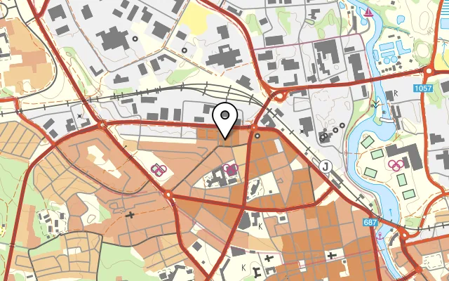 Karta som visar Le Borgate på Timmermansgatan 5, 582 77 Linköping