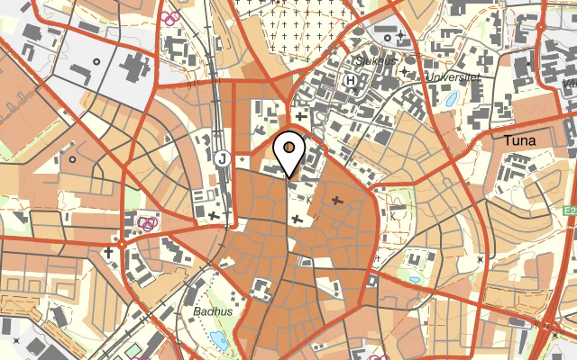 Karta som visar Inferno på Paradisgatan 1, 223 50 Lund, Sweden