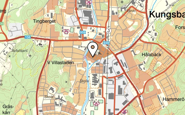 Karta som visar Mr.India på Storgatan 3, 434 30 Kungsbacka