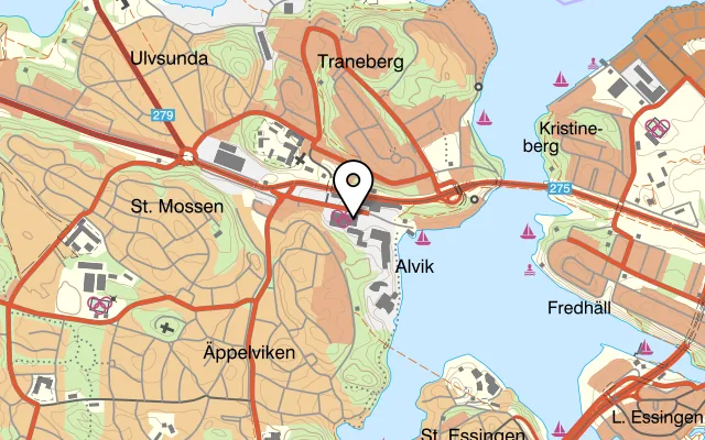 Karta som visar Garros Bistro på Gustavslundsvägen 159, 167 51 Bromma