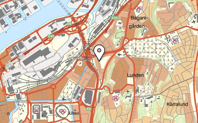 Karta som visar Cyrano på Kobbarnas väg 10, 416 64 Göteborg