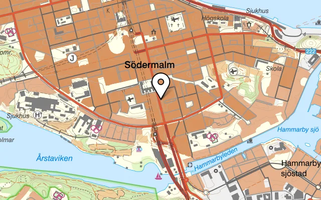 Karta som visar Brother Tuck på Götgatan 85, 116 62 Stockholm, Sweden