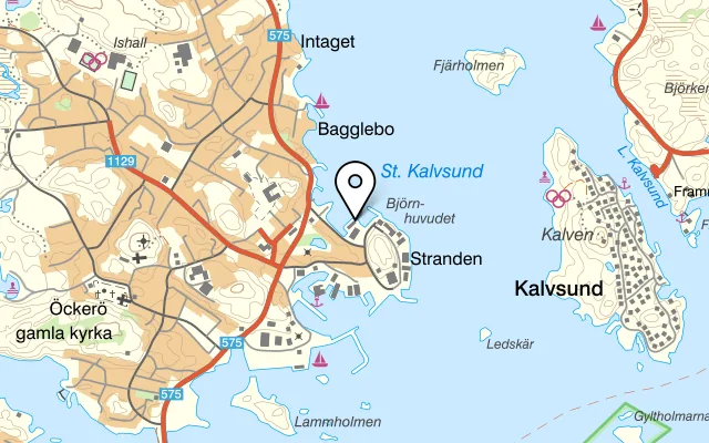 Karta som visar Nimbusgården på Björnhuvudsvägen 49, 475 31 Öckerö