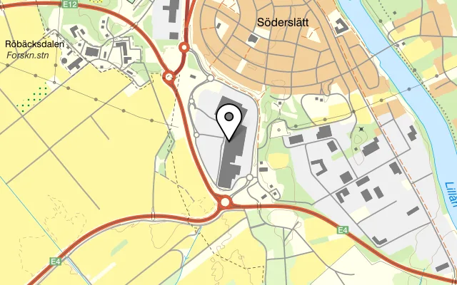 Karta som visar Sen Street Kitchen på Marknadsgatan 3, 904 22 Umeå