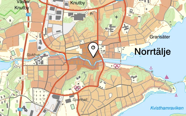 Karta som visar Looi Sushi på Lilla torget 6, 761 30 Norrtälje