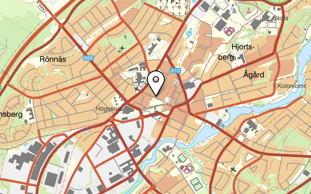 Karta som visar Tre Torn på Storgatan 13, 341 30 Ljungby