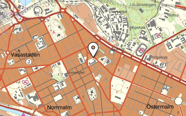 Karta som visar Ciao Ciao Due på Karlavägen 8, 114 24 Stockholm