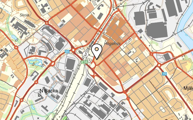 Karta som visar Broken Dreams på Tunagatan 1, 784 34 Borlänge