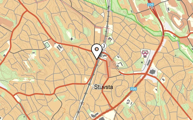 Karta som visar Preeti Indian Cuisine på Stambanevägen 81, 141 43 Huddinge