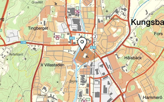 Karta som visar Bar Vinci på Norra Torggatan 5, 434 30 Kungsbacka