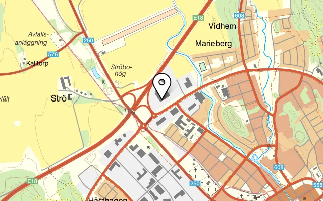 Karta som visar Restaurang Xuan på Ringvägen 76, 731 33 Köping