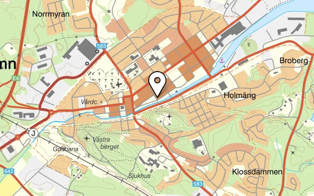 Karta som visar Eat & Meet på Skolhusgatan 2, 826 30 Söderhamn