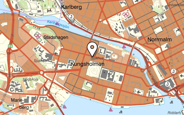 Karta som visar Razmoni på Fleminggatan 71, 112 33 Stockholm
