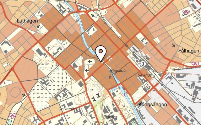 Karta som visar Iberico på Fyristorg 8, 753 10 Uppsala