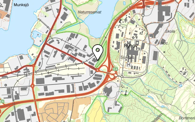 Karta som visar Raggmunken på Bangårdsgatan 23, 553 03 Jönköping