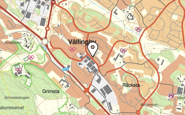 Karta som visar Joseph´s Bar på Ångermannagatan 158, 162 65 Vällingby