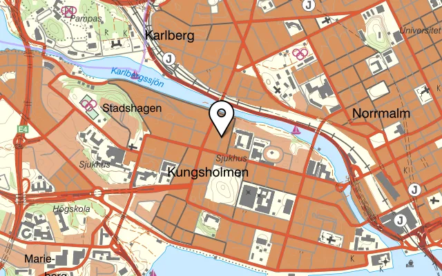 Karta som visar Restaurang AG på Kronobergsgatan 37, 112 33 Stockholm