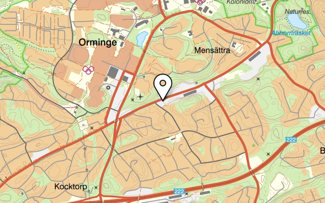 Karta som visar Italian Slice på Värmdövägen 720, 132 35 Saltsjö-boo