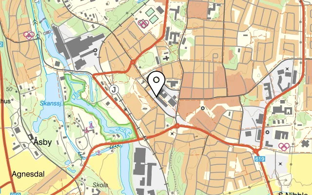 Karta som visar Pizzeria Maistro på HAMMARTORGET 8, 734 30 Hallstahammar