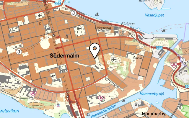 Karta som visar Urban Deli på Nytorget 4, 116 40 Stockholm