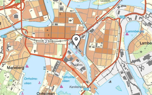 Karta som visar Good Guys Tap på Tynäsgatan 10B, 652 24 Karlstad, Sweden