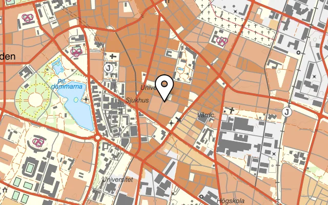 Karta som visar Thai Viet Restaurant på Bangatan 2, 214 26 Malmö