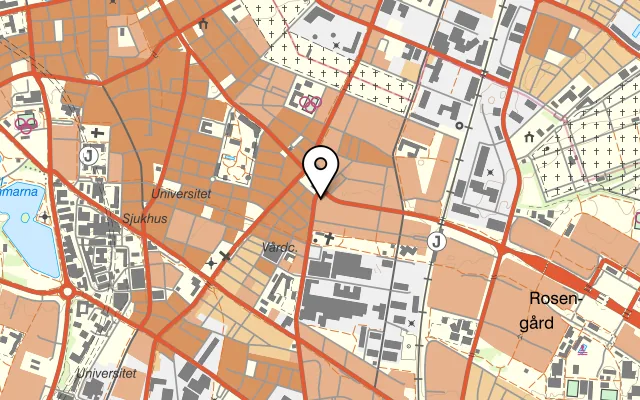 Karta som visar Restaurant MAT på Lantmannagatan 2, 214 44 Malmö