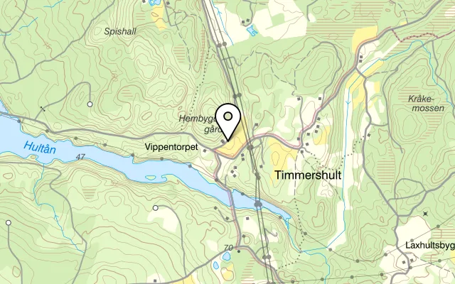 Karta som visar Vippentorpets Våffelstuga på Havsbadsvägen 1, 269 36 Båstad