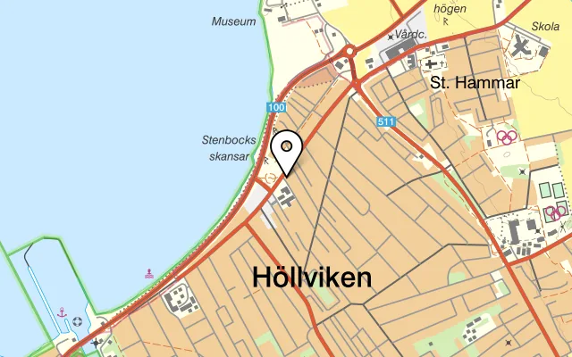 Karta som visar Peters pub på Falsterbovägen 62, 236 51 Höllviken, Sweden