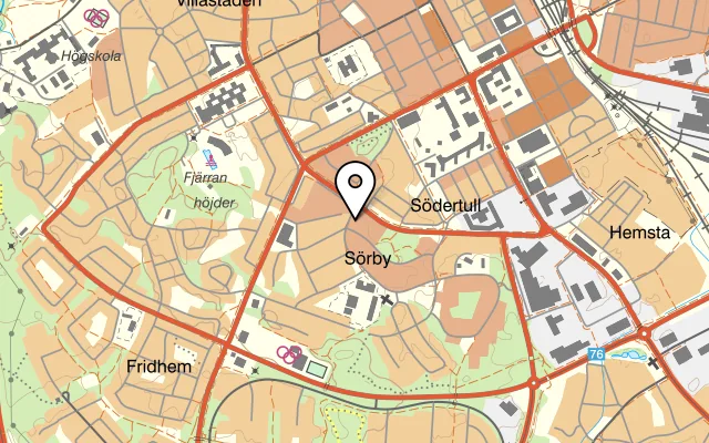 Karta som visar Pastaria på Granitvägen 1A, 802 62 Gävle