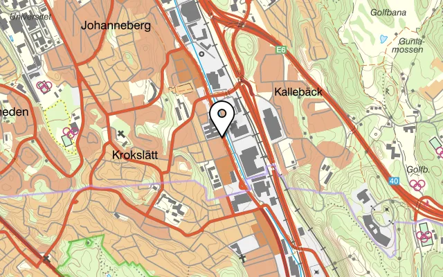 Karta som visar Smoky Dog på Mölndalsvägen 87a, 412 63 Göteborg